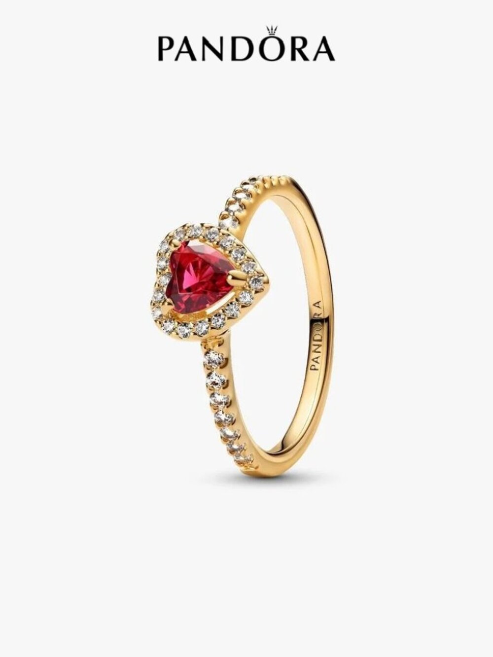 Pandora Elevated Heart Ring